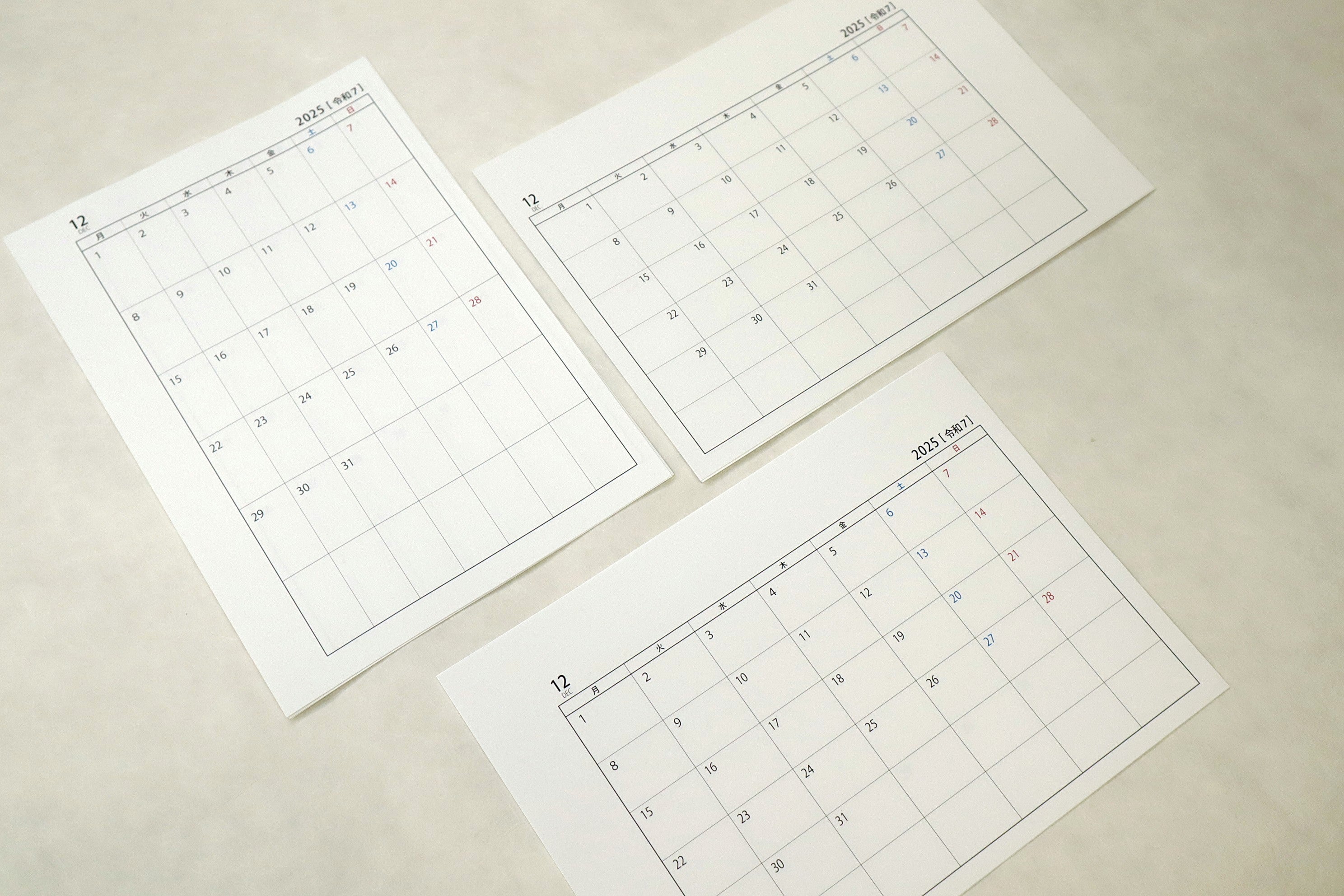 Calendar Ruling (A5/Left-Handed)